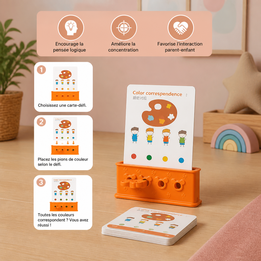 Jeu de casse-tête logique avec clés pour enfants
