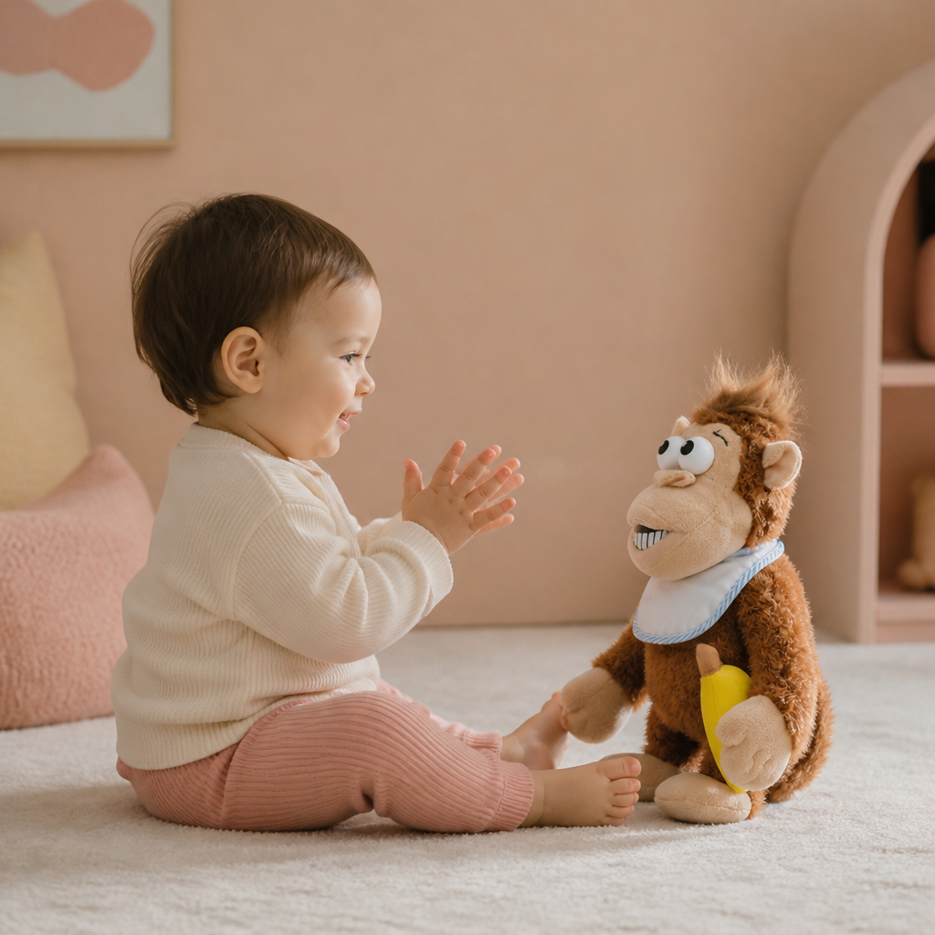 Peluche Singe Dansant avec Banane