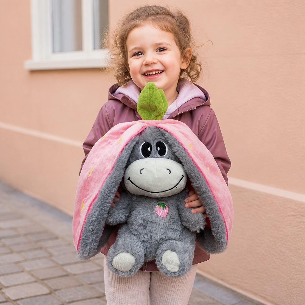 Peluche Âne qui Respire