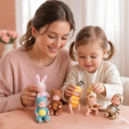 Coffret de mini poupées princesses des fées à habiller