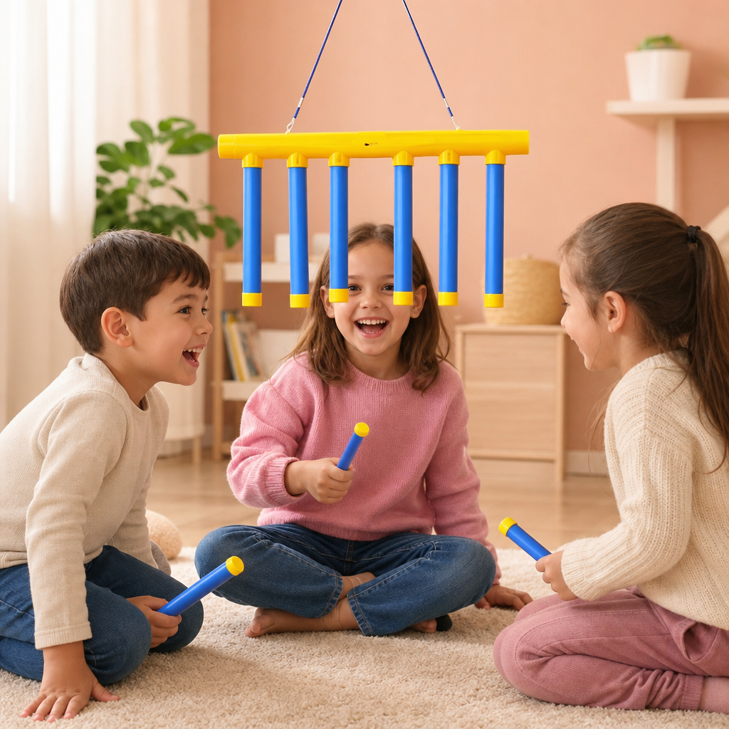 Jeu de réflexes avec bâtonnets tombants – Jouet de coordination œil-main