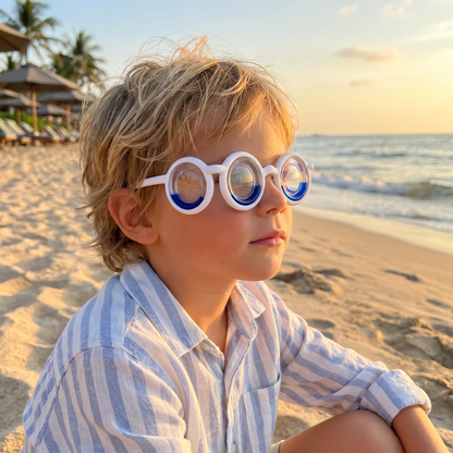 Lunettes Anti-Mal des Transports pour Enfants – Soulagement Ultra-Léger contre les Nausées en Voyage