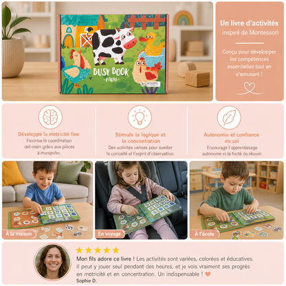 L' Emploi des Enfants Montessori Livre des Découvertes