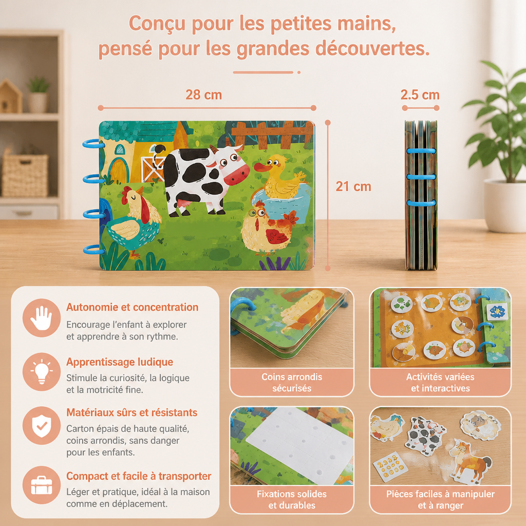 L' Emploi des Enfants Montessori Livre des Découvertes