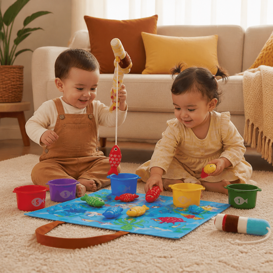 Montessori Peluche Bassin à Poissons Jouets D' Enfant