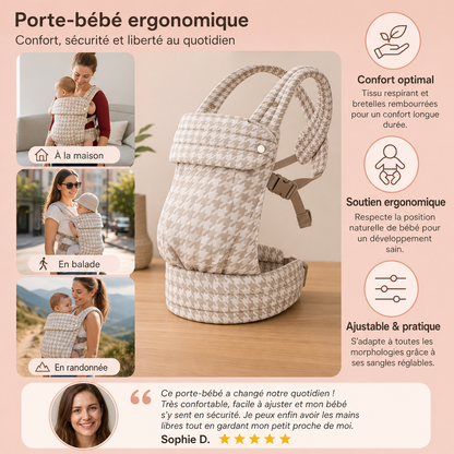 Porte-bébé ergonomique – Respirant et réglable
