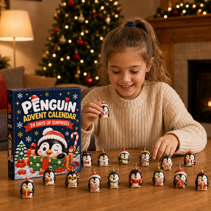 Calendrier De L’Avent Pingouins De 24 Jours