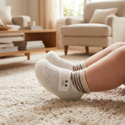 Chaussures confortables pour bébé avec semelles souples et antidérapantes