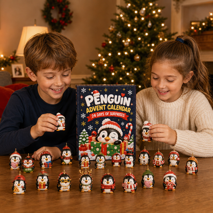 Calendrier De L’Avent Pingouins De 24 Jours