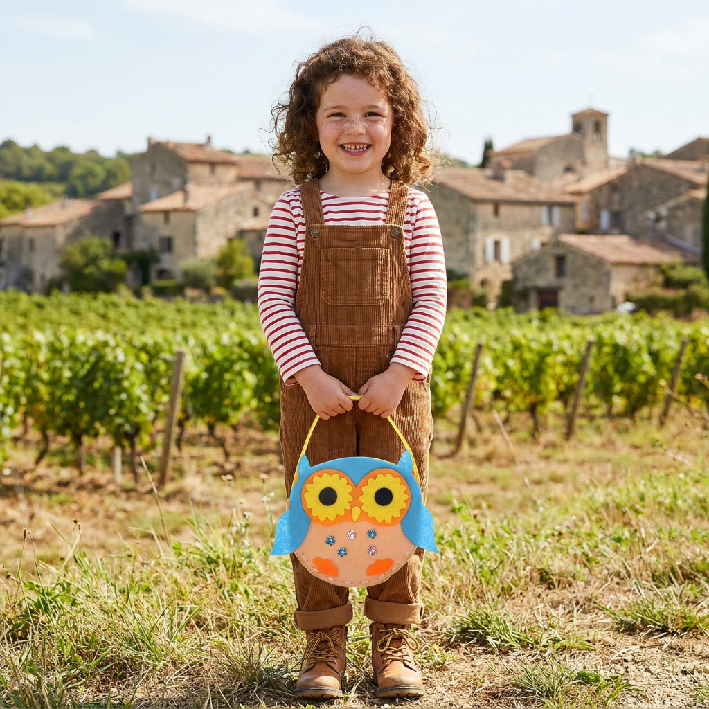 Kit de Couture DIY pour Fabriquer une Adorable Pochette en Feutre pour Enfants