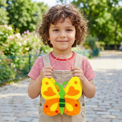 Kit de Couture DIY pour Fabriquer une Adorable Pochette en Feutre pour Enfants