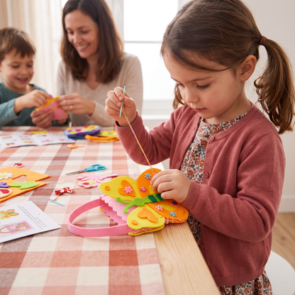 Kit de Couture DIY pour Fabriquer une Adorable Pochette en Feutre pour Enfants