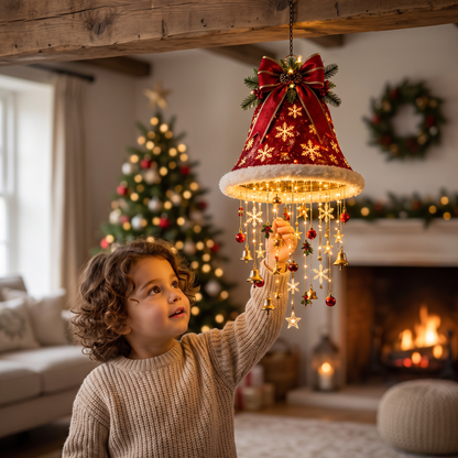 Lumières de Bonnet de Père Noël de Noël avec Guirlande LED Décorative