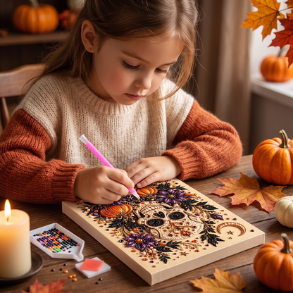 Kit DIY de Peinture Diamant pour Halloween