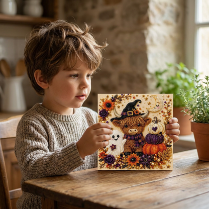 Kit DIY de Peinture Diamant pour Halloween
