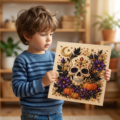 Kit DIY de Peinture Diamant pour Halloween