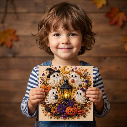 Kit DIY de Peinture Diamant pour Halloween