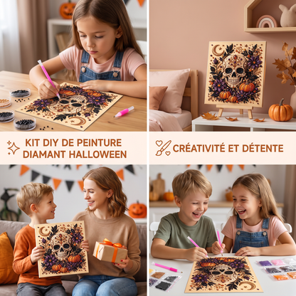 Kit DIY de Peinture Diamant pour Halloween