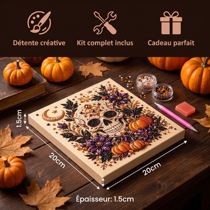 Kit DIY de Peinture Diamant pour Halloween