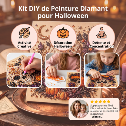 Kit DIY de Peinture Diamant pour Halloween