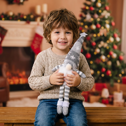 Décorations de Gnomes de Noël Lumineux à LED