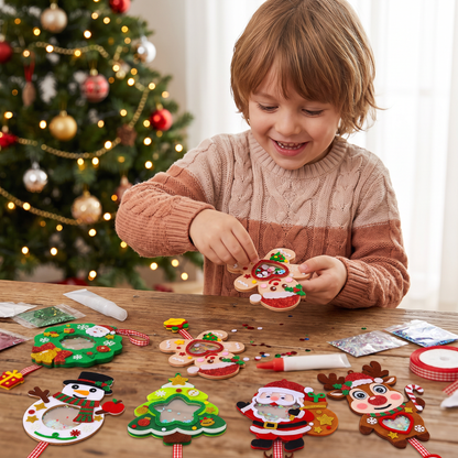 Kit DIY de Décoration de Noël Shaker pour Enfants
