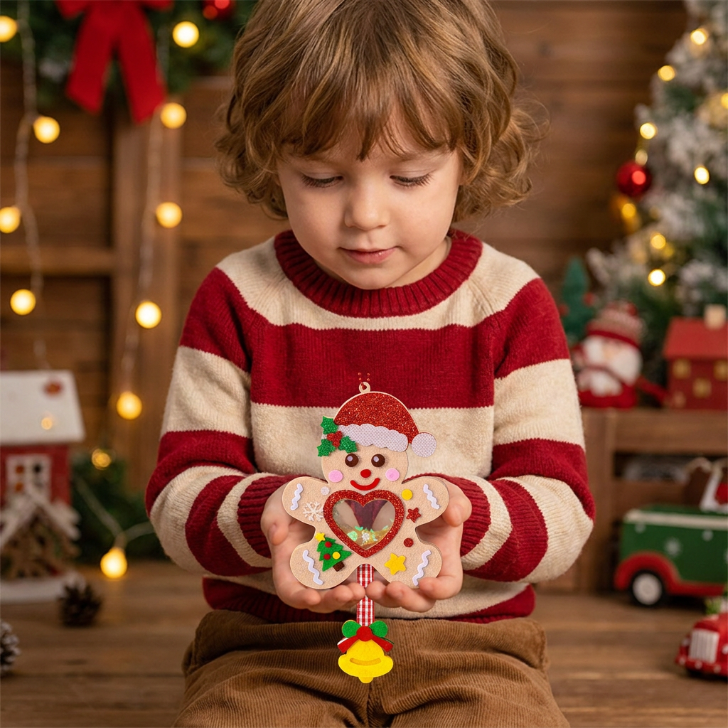 Kit DIY de Décoration de Noël Shaker pour Enfants