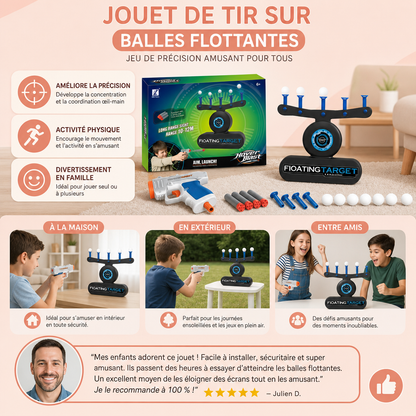 Jouet de Tir sur Balles Flottantes – Jeu de Précision