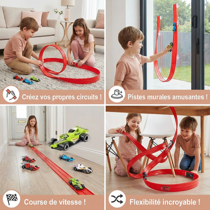 Ensemble de circuit de course flexible