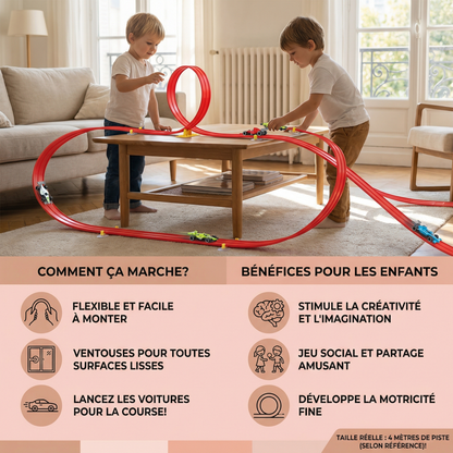 Ensemble de circuit de course flexible