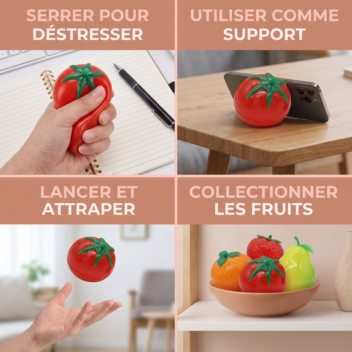 Jouet Antistress Squishy en Forme d’Aliment