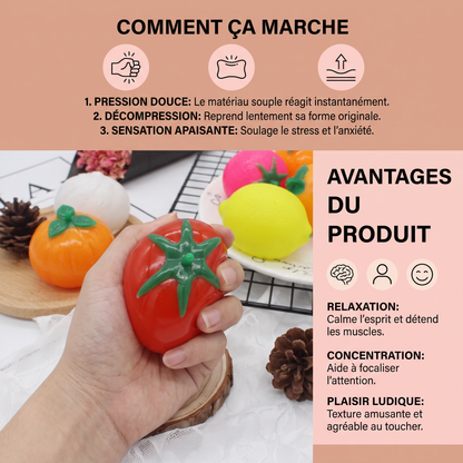 Jouet Antistress Squishy en Forme d’Aliment