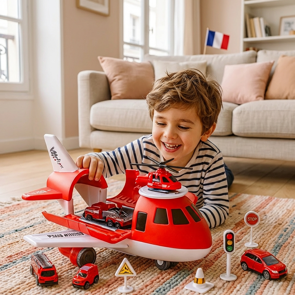 Ensemble de jeu avion & véhicules