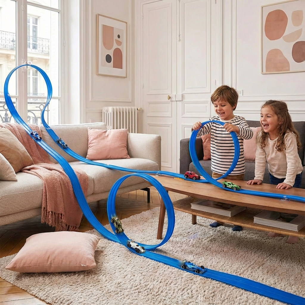 Ensemble de circuit de course flexible