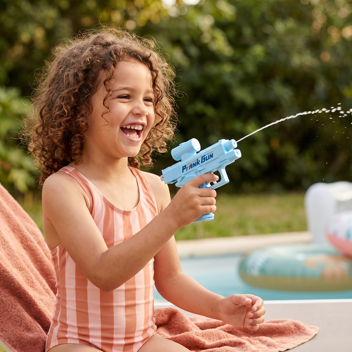 Pistolet à eau double face pour enfants – mini jouet aquatique amusant