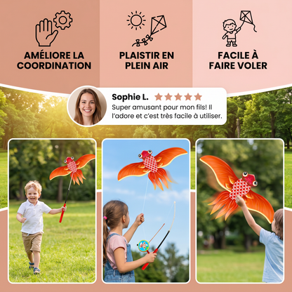 Cerf-volant à ailes battantes pour enfants – Améliore la coordination et les compétences motrices