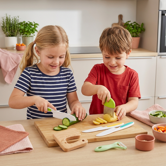 Set de Cuisine Sûr - pour les Petits Cuisiniers Gourmets