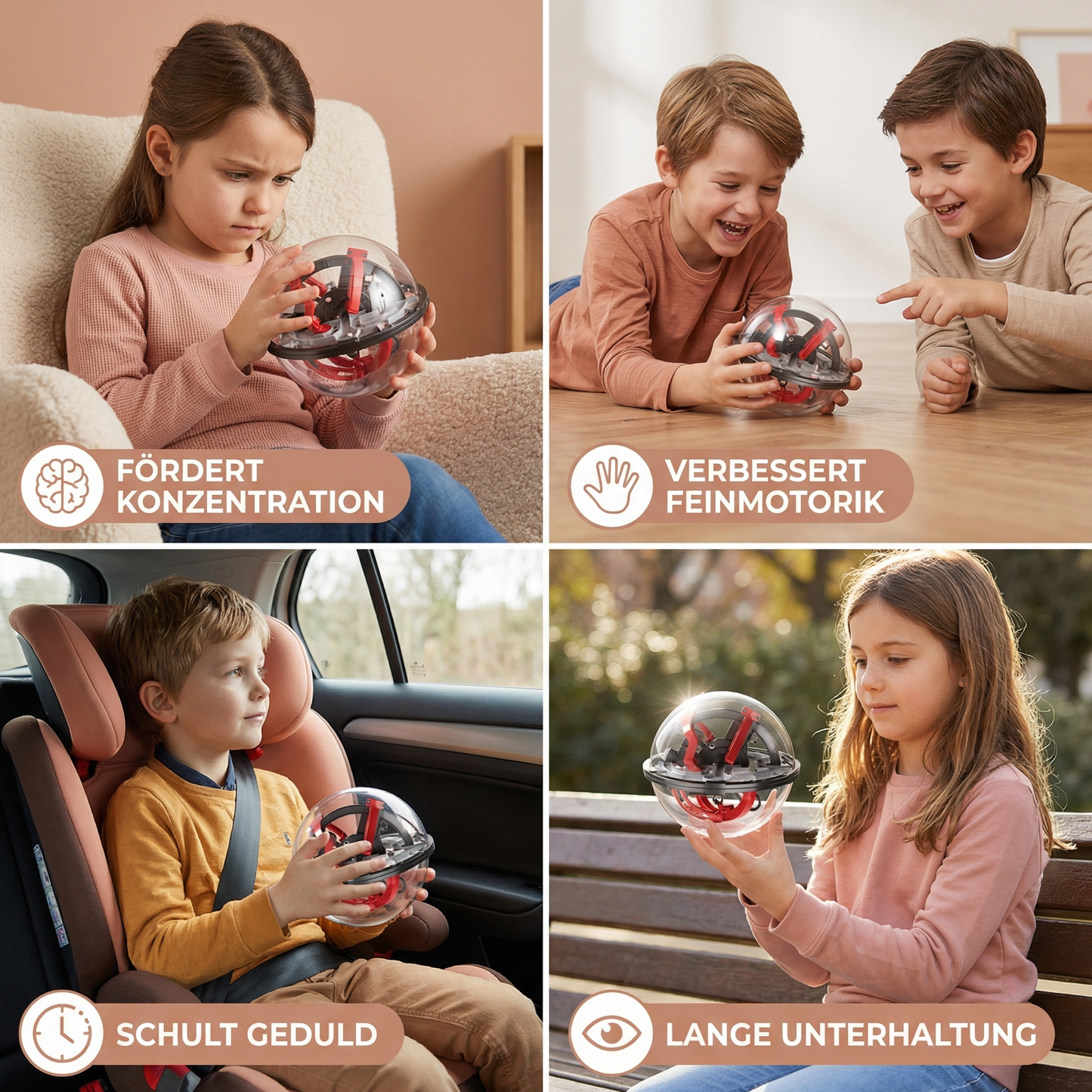 Boule labyrinthe 3D