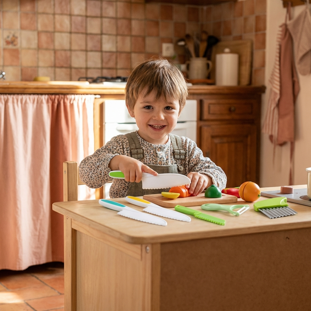 Set de Cuisine Sûr - pour les Petits Cuisiniers Gourmets
