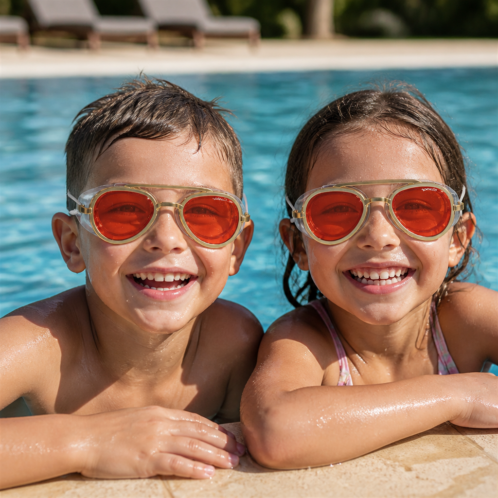 Pro Aviator Lunettes de Natation – Protection UV400, Anti-Buée et Ajustement Complet