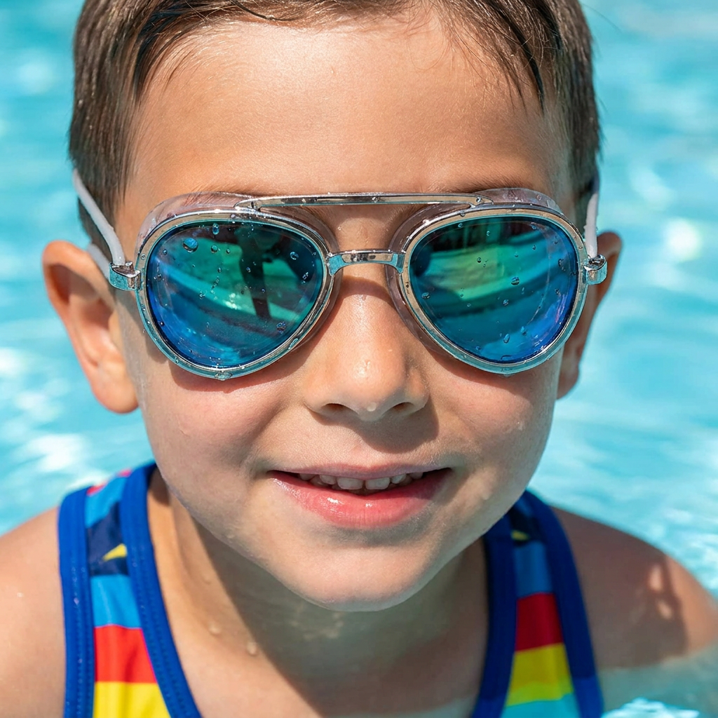 Pro Aviator Lunettes de Natation – Protection UV400, Anti-Buée et Ajustement Complet