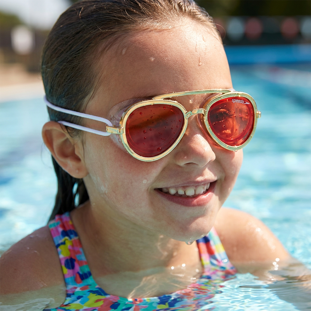 Pro Aviator Lunettes de Natation – Protection UV400, Anti-Buée et Ajustement Complet