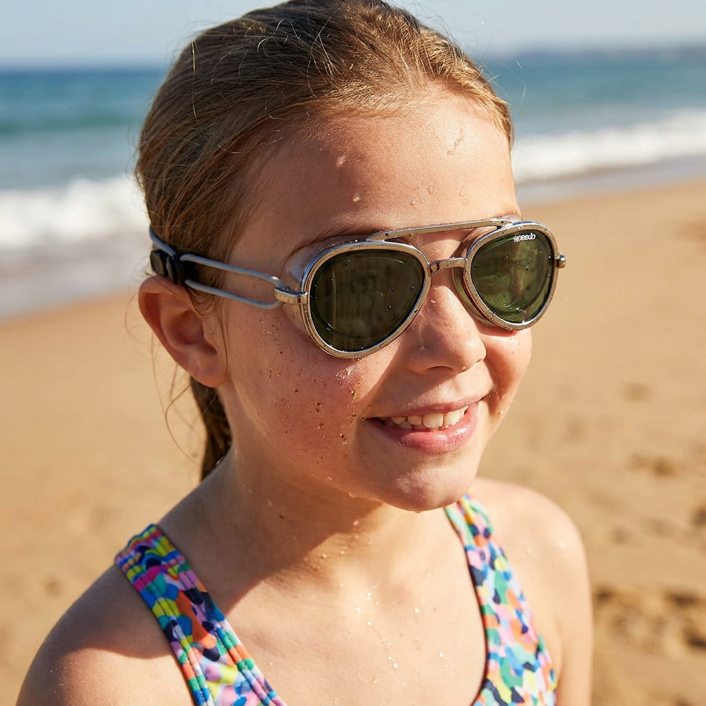 Pro Aviator Lunettes de Natation – Protection UV400, Anti-Buée et Ajustement Complet