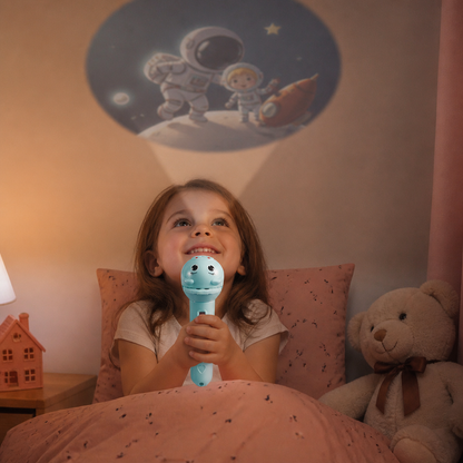 Lampe Torche Pour Enfants Avec Projection D’histoires Du Soir