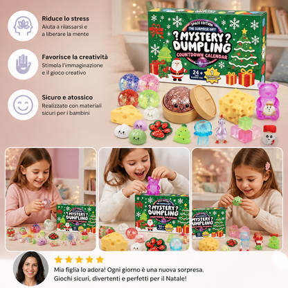Calendrier De L'Avent Squishy De Noël Pour Enfants