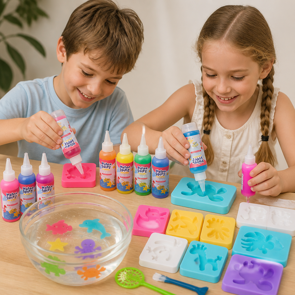 Kit DIY de gelée d’eau avec gels et moules