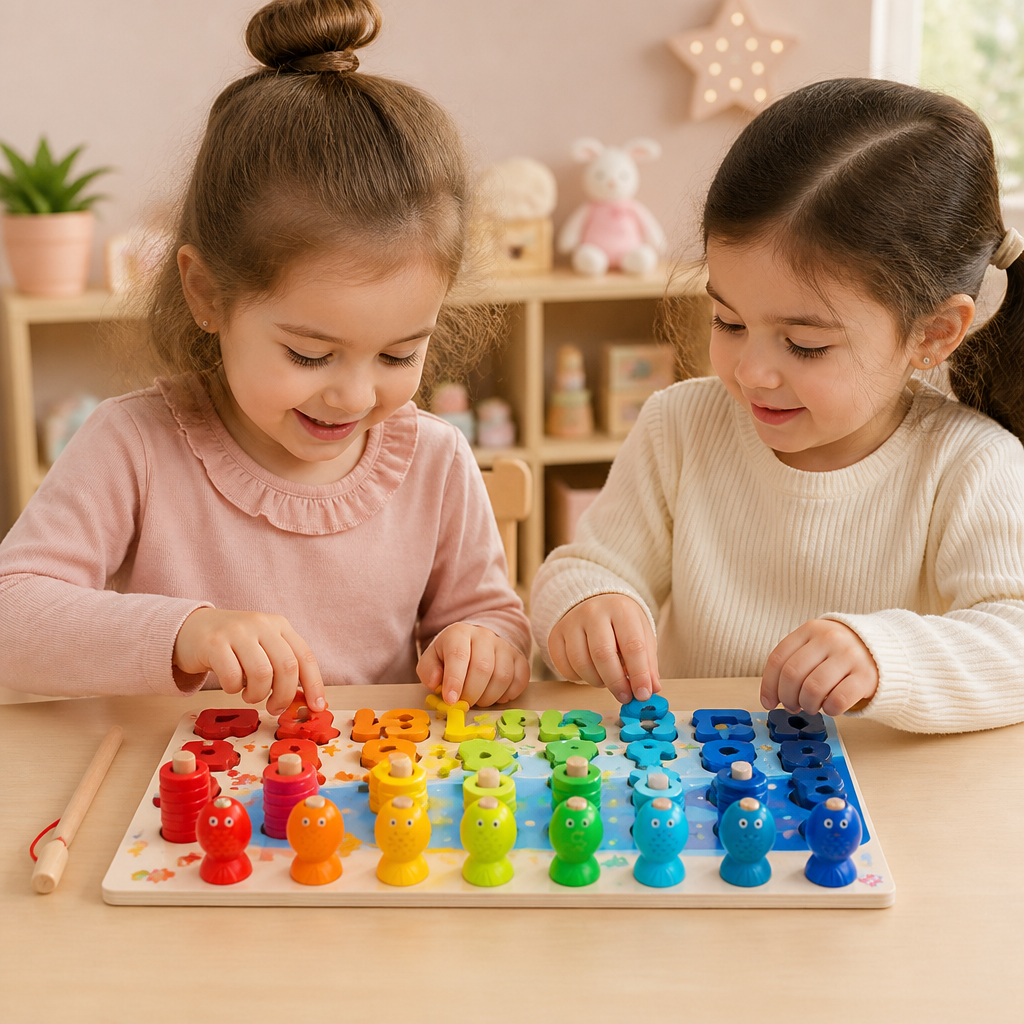 Développement Des Compétences – Tableau D'Activités Montessori En Bois