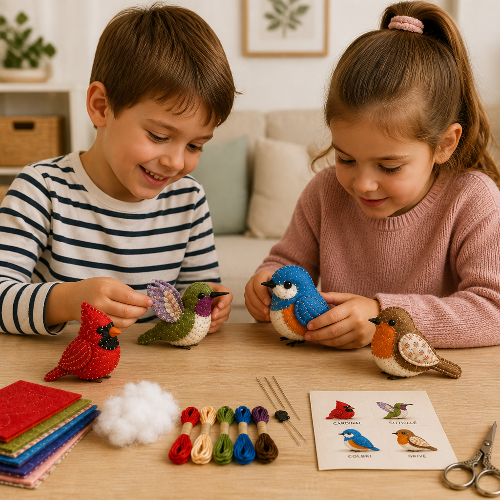 Kit de Couture DIY Peluche – Créez Votre Propre Personnage Adorable