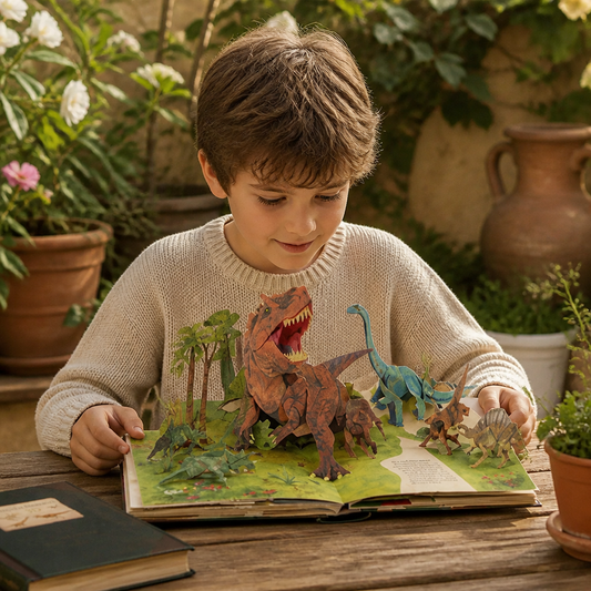 Encyclopédie Interactive des Dinosaures Pop-Up 3D