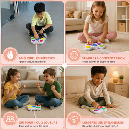 Défi de Défense Lumineuse – Jeu Interactif de Réflexes avec LED